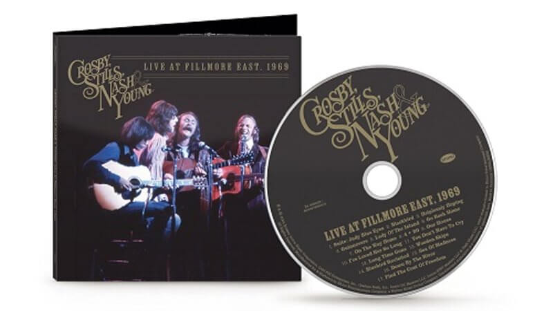 伝説のスーパー・グループ、クロスビー、スティルス、ナッシュ＆ヤングの貴重な未発表ライヴ作品『Live at Fillmore East, 1969』が10/25に世界同時発売決定！