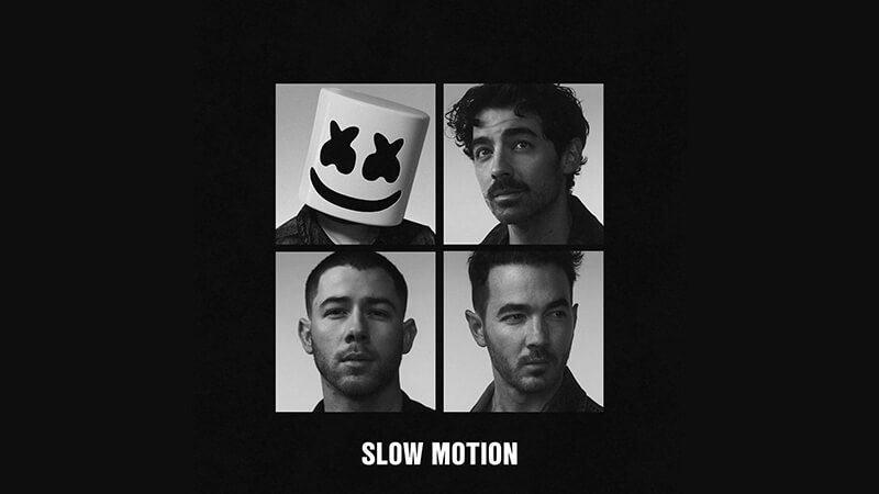 マシュメロ、ジョナス・ブラザーズとのコラボによる新曲「Slow Motion」のリリック・ビデオを公開