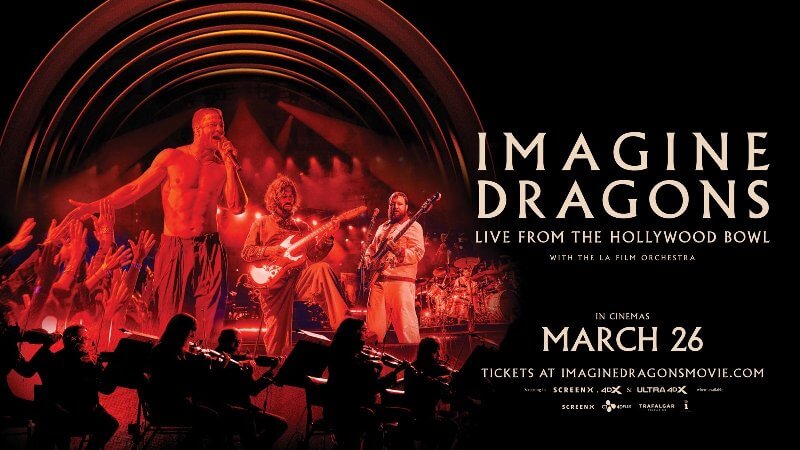 イマジン・ドラゴンズ、ライヴ映画『IMAGINE DRAGONS: LIVE FROM THE HOLLYWOOD BOWL』が3/26(水)より日本でも限定上映決定！