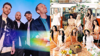 コールドプレイ、最新アルバム『MOON MUSiC』収録曲「WE PRAY」のTWICEとのコラボ・バージョンを4/18(金)にリリースすることを発表！