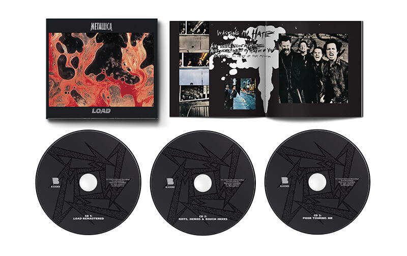METALLICA『LOAD (REMASTERED)』3CD ProductShot