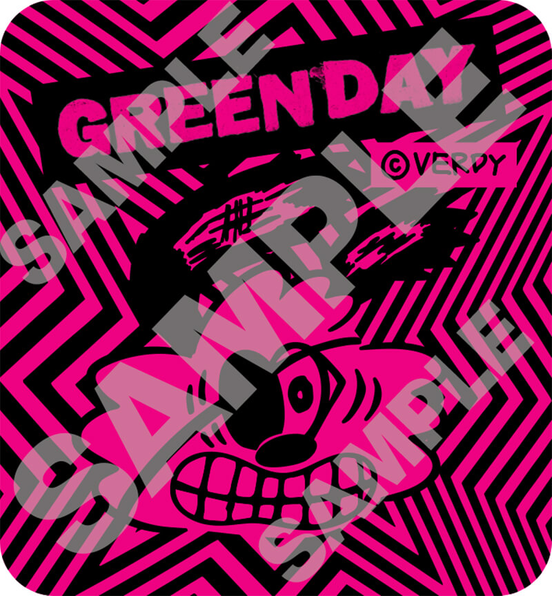 Green Day『Saviors (édition de luxe)』初回プレス限定封入特典「GREEN DAY x VERDY コラボステッカー」