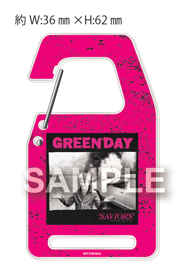 Green Day『Saviors (édition de luxe)』CD特典（セヴンネット・ショッピング：アクリル・カラビナ）