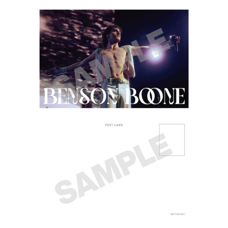 Benson Boone『American Heart』日本盤初回生産限定二大封入特典 ポストカード SAMPLE