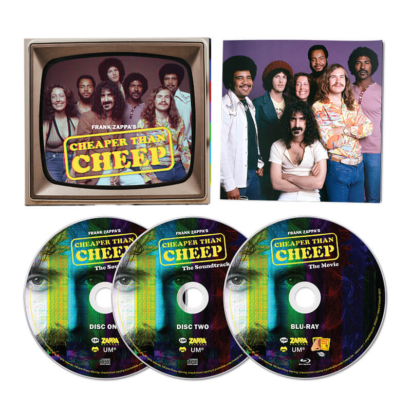 Frank Zappa『Cheaper Than Cheap (2CD+Blu-ray)』ProductShot