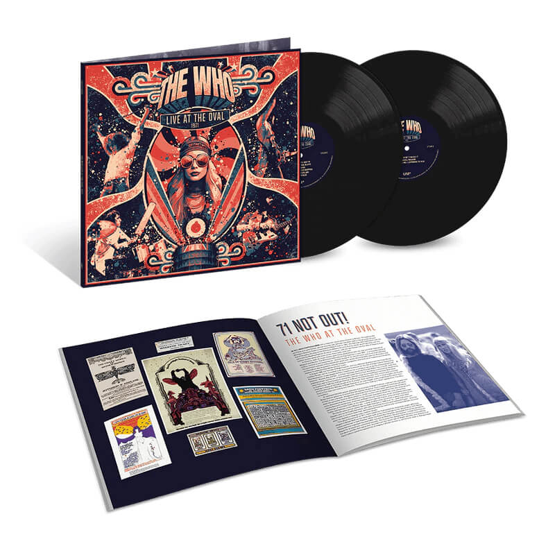 The Who『Live at the Oval 1971 2LP 180g』Black Vinyl ProductShot