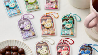 TWICEの公式キャラクター、TWICE LOVELYSから「TWICE LOVELYS チョコがけボーロ&チャーム」を2025年9月より発売決定!