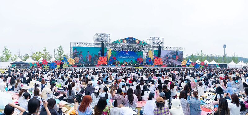 2025 Weverse Con Festival Weverse Park Night全景