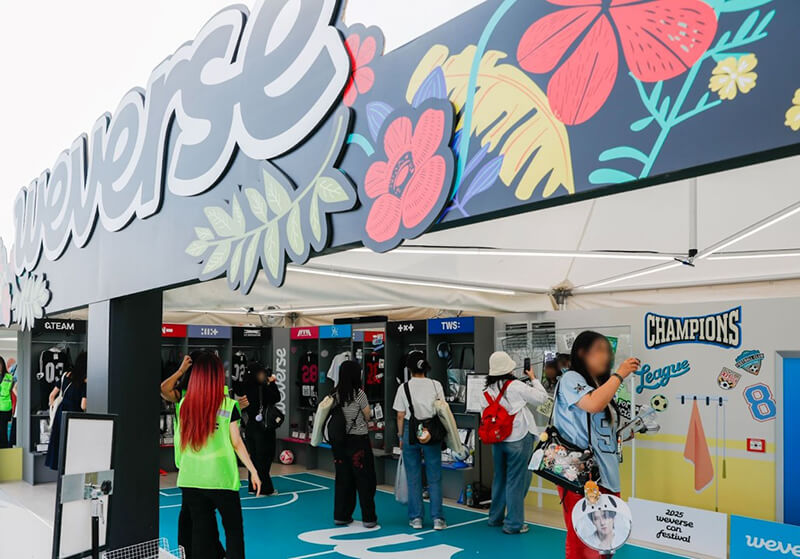 2025 Weverse Con Festival Weverse ブース