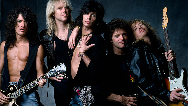 エアロスミスと「ハードロックカフェ」の期間限定イベント「AEROSMITH 20 ALBUMS HISTORY」が7/30からスタート