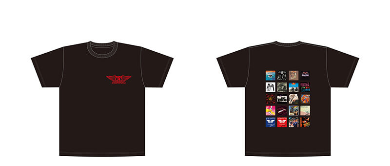 エアロスミス「復刻20タイトルジャケ写」Tシャツ（非売品）