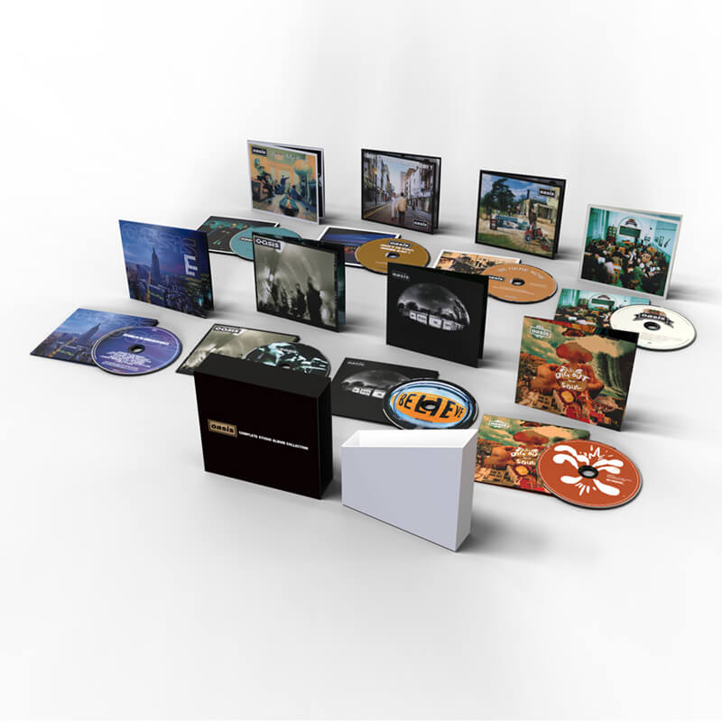 Oasis『Complete Studio Album Collection』CD Box Set 8xCD ProductShot