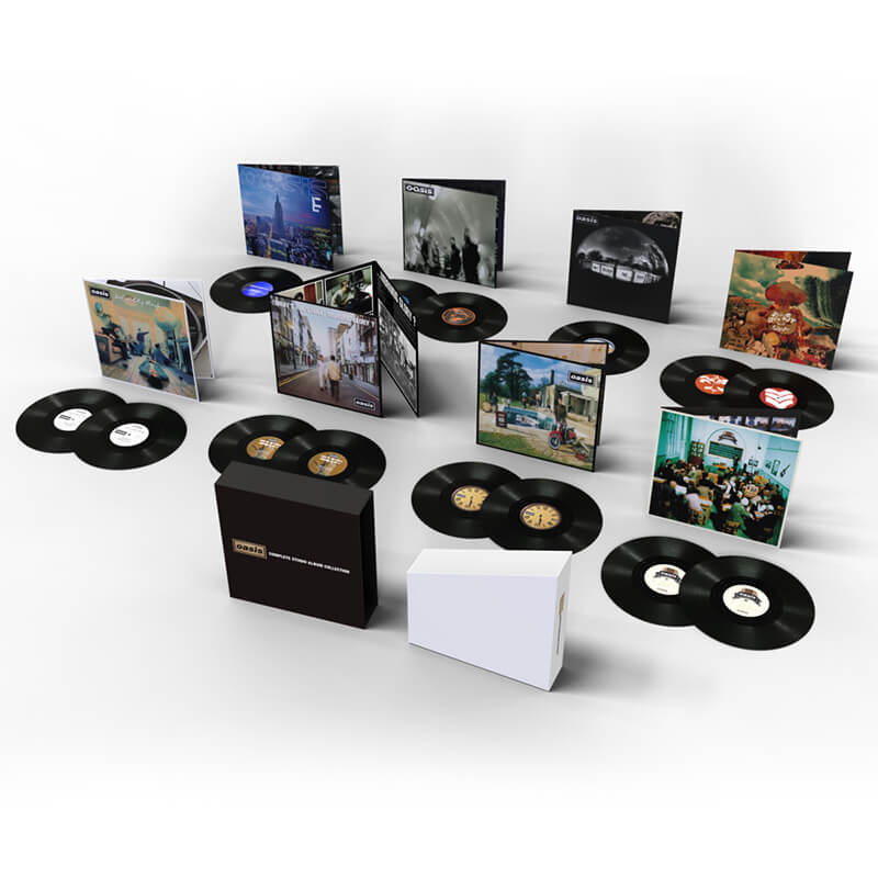 Oasis『Complete Studio Album Collection』Vinyl Box Set 14xLP ProductShot