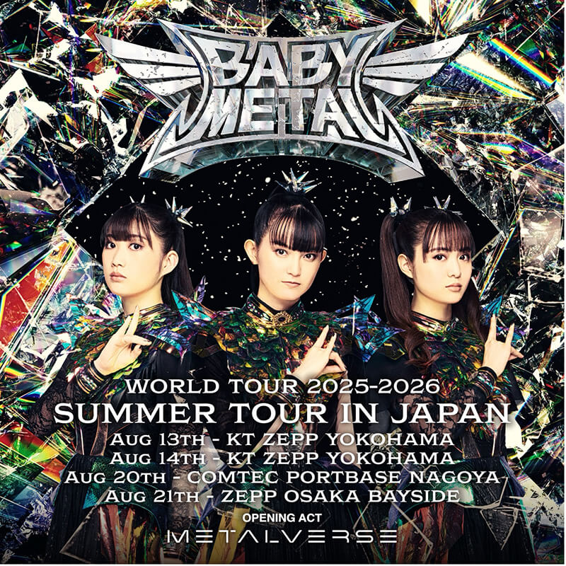 BABYMETAL WORLD TOUR 2025-2026 SUMMER TOUR IN JAPAN