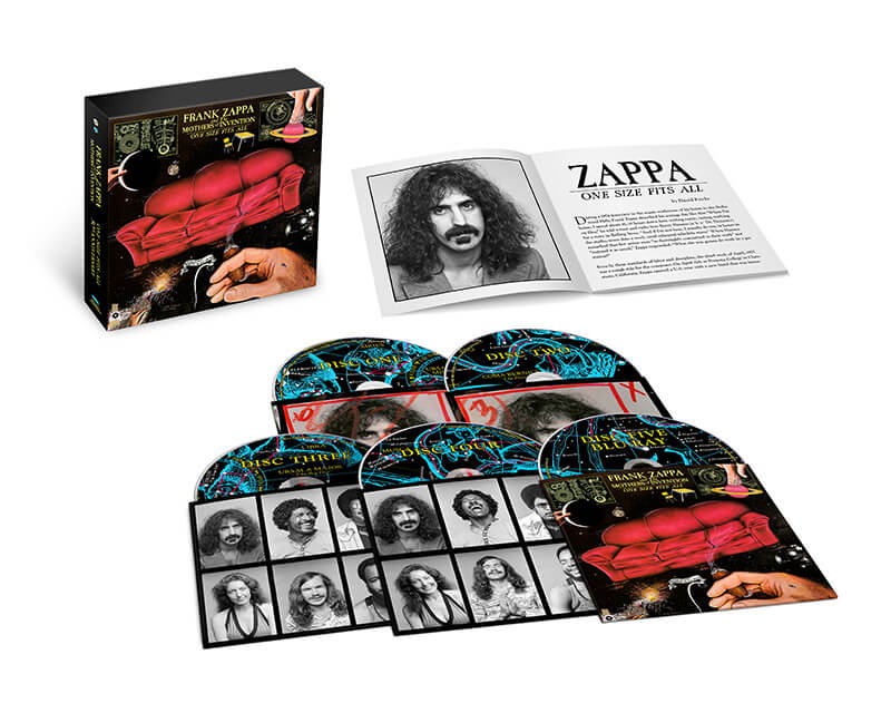 Frank Zappa & The Mother Of Invasion『One Size Fits All (50th Anniversary Release)』(4CD+Blu-ray) ProductShot