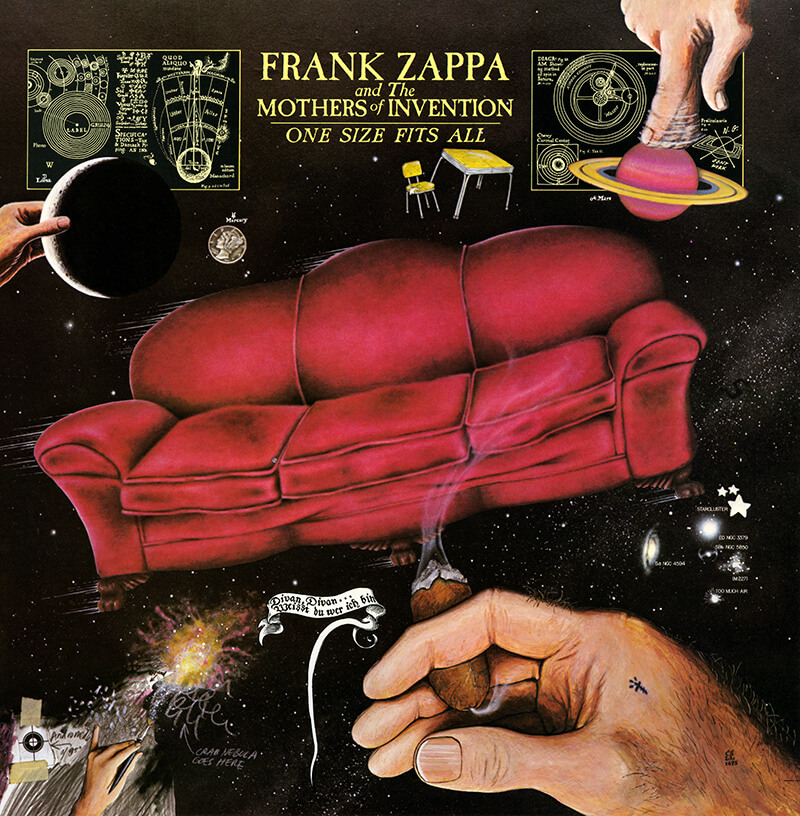 Frank Zappa & The Mother Of Invasion『One Size Fits All (50th Anniversary Release)』(4CD+Blu-ray)