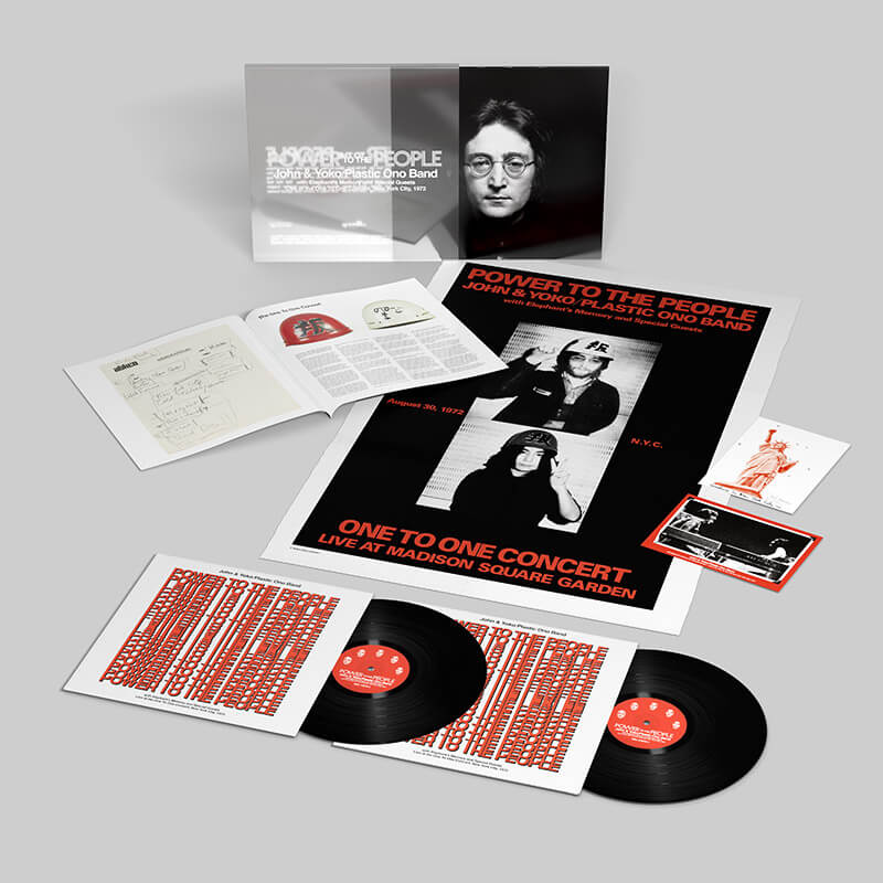 John Lennon, Yoko Ono, The Plastic Ono Band, Elephants Memory and Special Guests『POWER TO THE PEOPLE』2LP BoxSet ProductShot