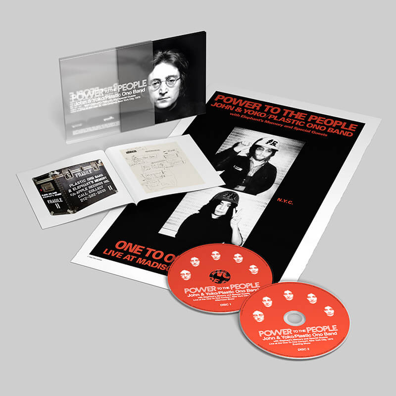 John Lennon, Yoko Ono, The Plastic Ono Band, Elephants Memory and Special Guests『POWER TO THE PEOPLE』2CD Set ProductShot