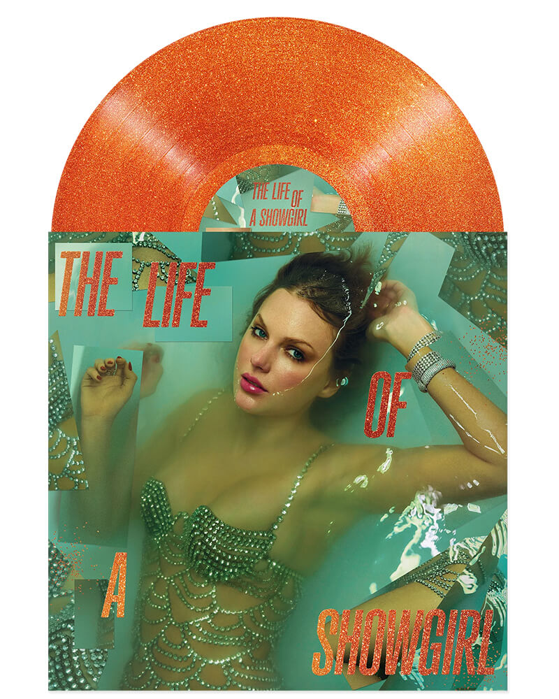 Taylor Swift THE LIFE OF A SHOWGIRL: SWEAT AND VANILLA PERFUME PORTOFINO ORANGE GLITTER VINYL【輸入盤】【1LP】 【アナログ】