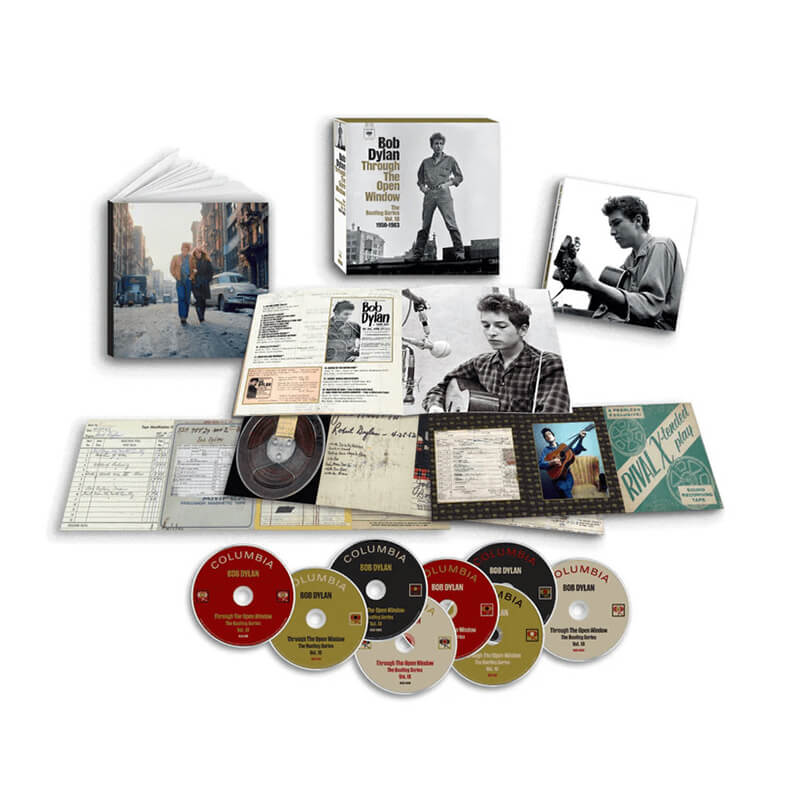 Bob Dylan『The Bootleg Series Vol. 18: Through The Open Window, 1956-1963』CD Box Set ProductShot