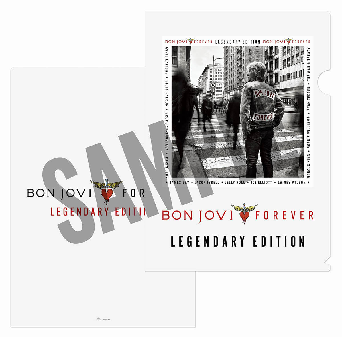 Bon Jovi『FOREVER (Legendary Edition) 』日本盤特典 HMV：A4クリアファイル SAMPLE