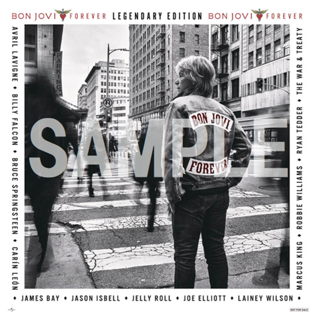 Bon Jovi『FOREVER (Legendary Edition) 』日本盤特典 AMAZON:メガジャケ（240ｘ240㎜）SAMPLE