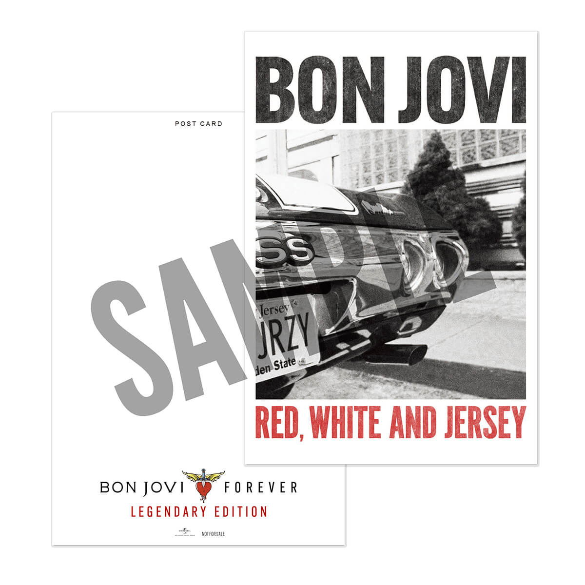 Bon Jovi『FOREVER (Legendary Edition) 』日本盤一般特典：ポストカード（UNIVERSAL MUSIC STOREなど）SAMPLE