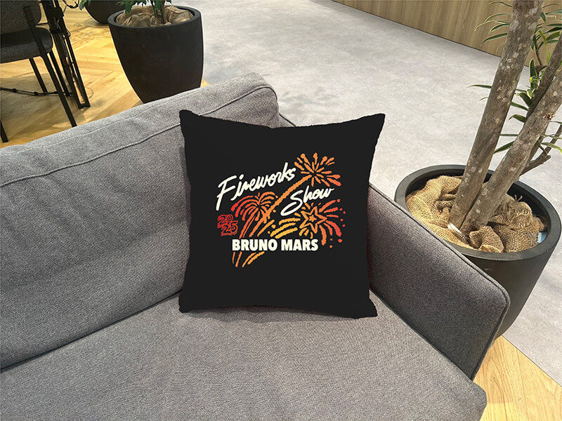 Bruno Mars Fireworks Show 2025 PREMIERペアシート特典クッション