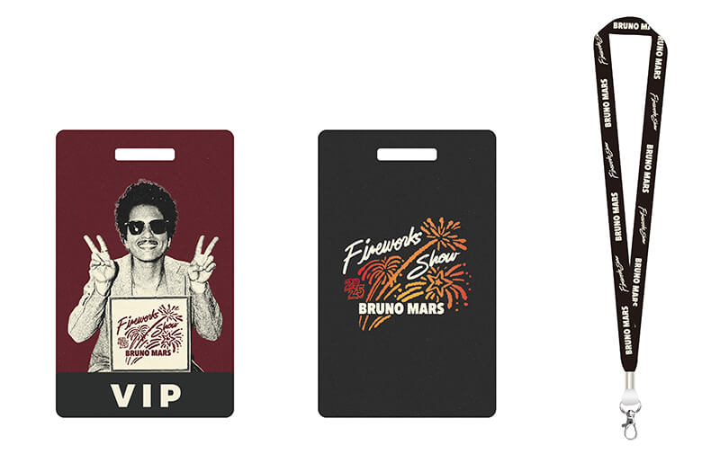 Bruno Mars Fireworks Show 2025 VIPシート特典VIPパス