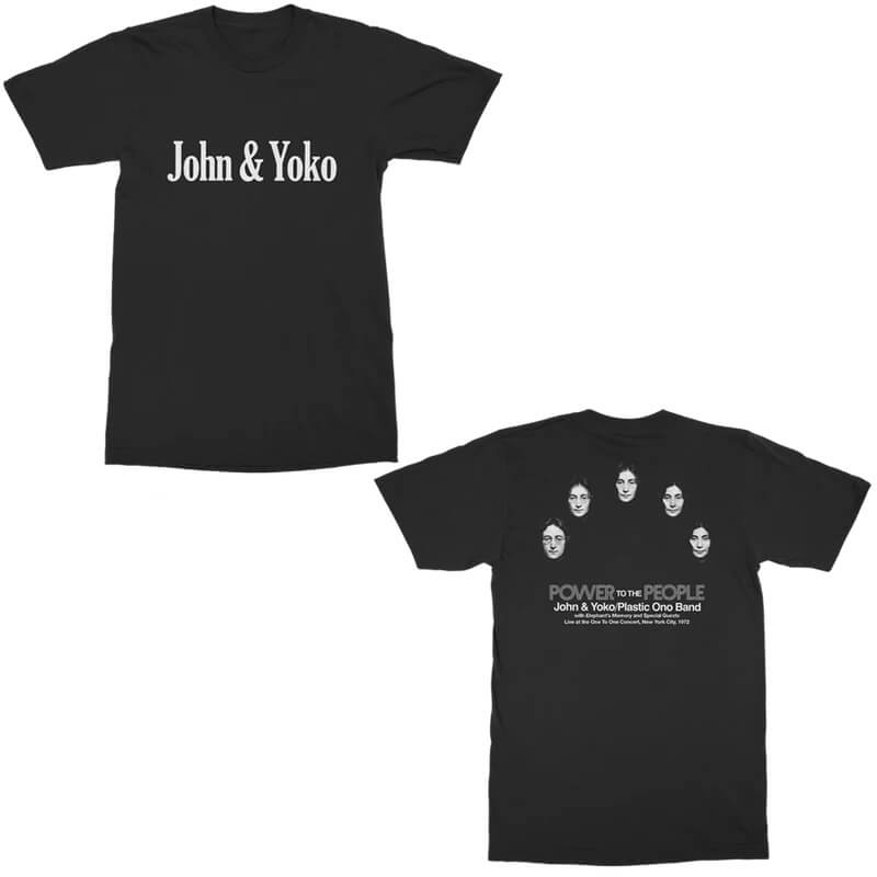 John & Yoko S/S Tee Black