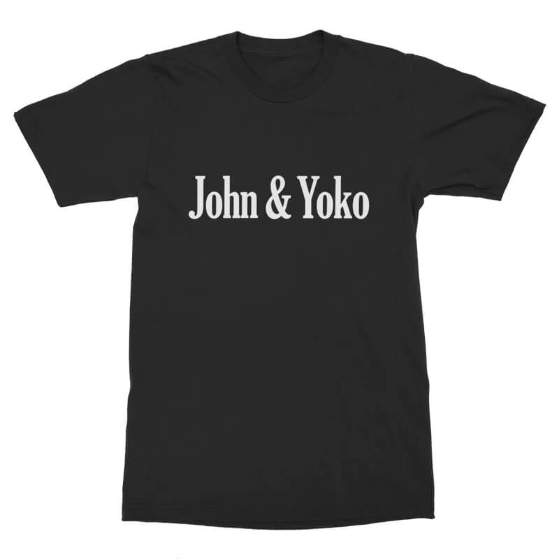 John & Yoko S/S Tee Black (Front)