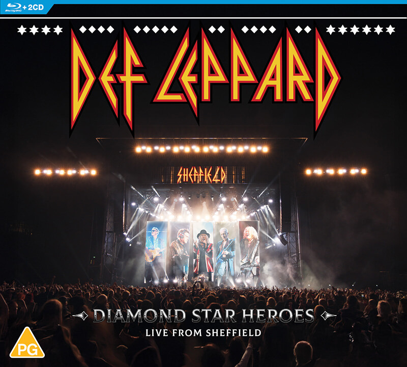 Def Leppard『Diamond Star Heroes Live From Sheffield』Blu-ray+2CD