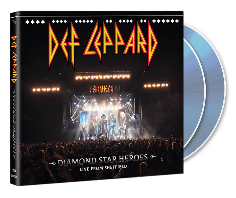 Def Leppard『Diamond Star Heroes Live From Sheffield』2CD ProductShot