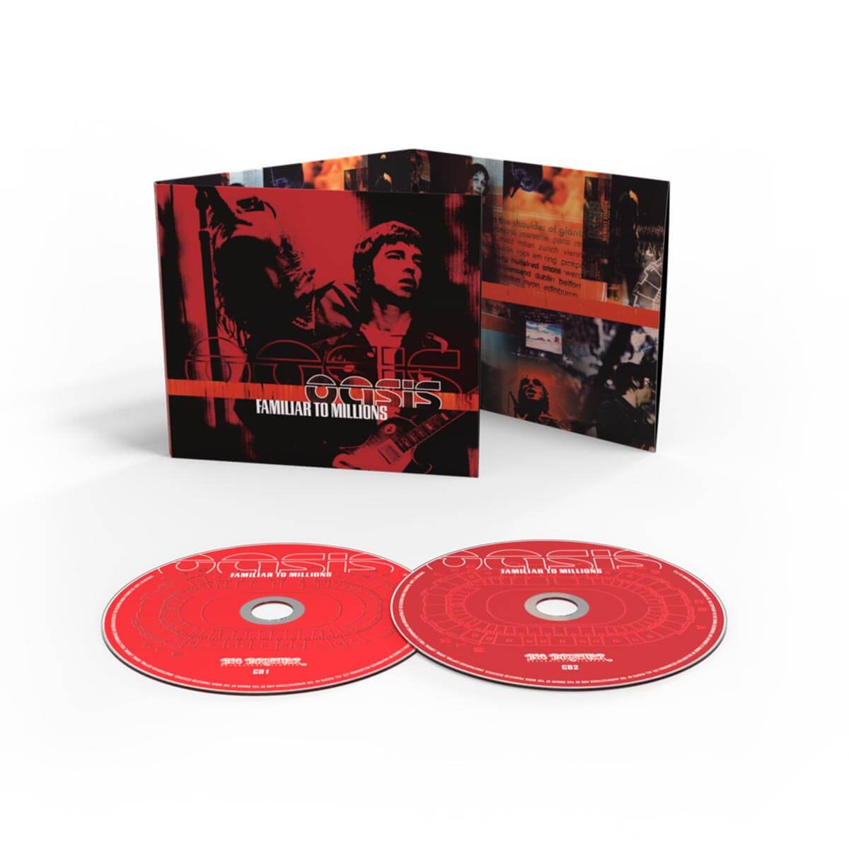 Oasis『Familiar To Millions』2CD ProductShot