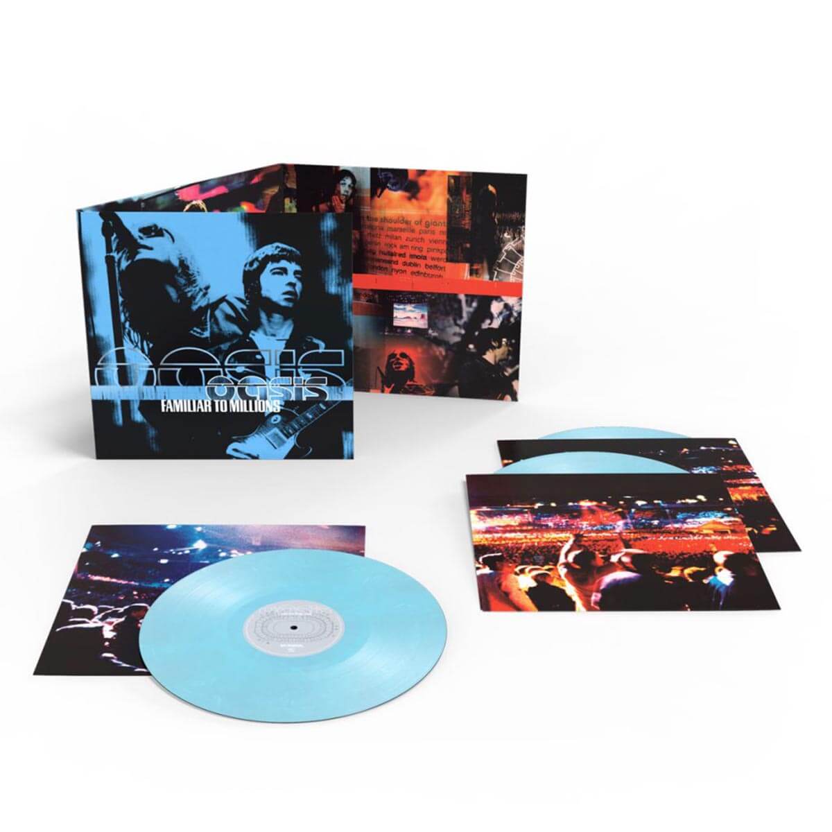 Oasis『Familiar To Millions』2CD/3LP ProductShot