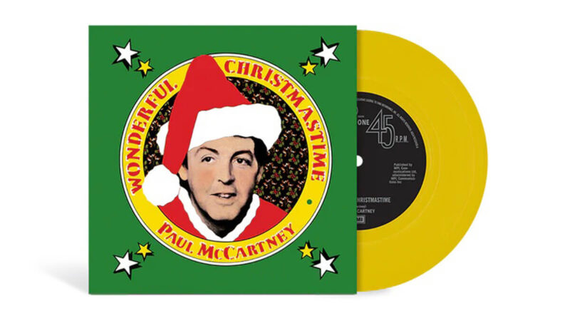 ポール・マッカートニー『Wonderful Christmas Time』がカラー・シングル・ヴィニールでの発売が決定！