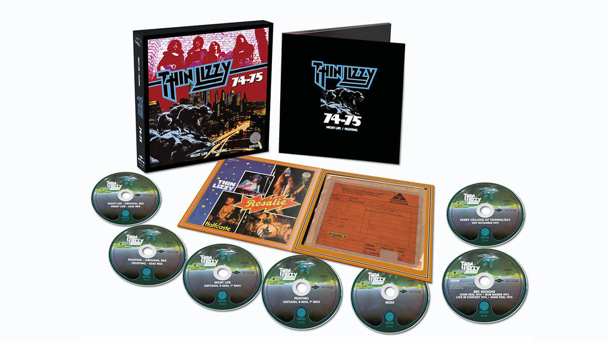 シン・リジィ、11/21発売『74-75：ナイト・ライフ／ファイティング!!』から「シー・ノウズ」のヴィジュアライザー・ビデオを公開