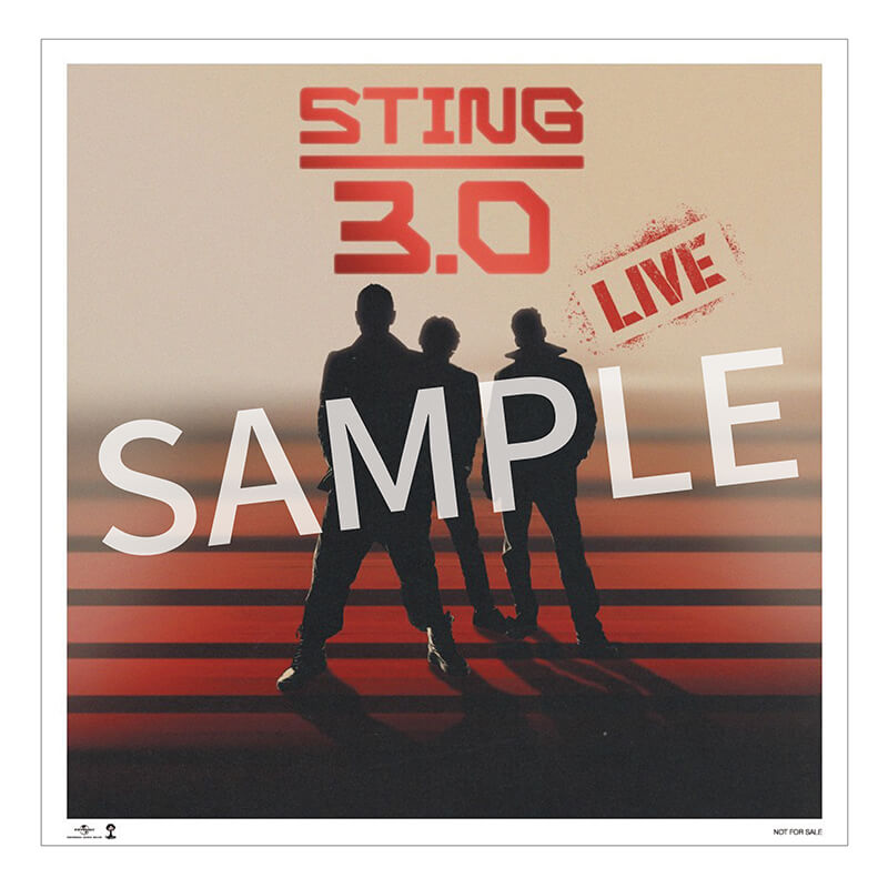 スティング ジャパン・ツアー会場即売特典サイン色紙 SAMPLE