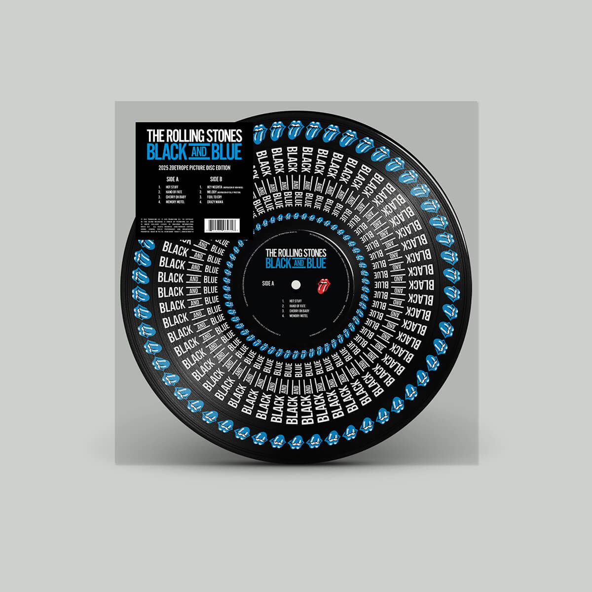 The Rolling Stones『Black and Blue』⑥1LP＜ゾートロープ・ピクチャー・ディスク・エディション＞【UNIVERSAL MUSIC STORE限定盤】【直輸入盤仕様／生産限定盤】