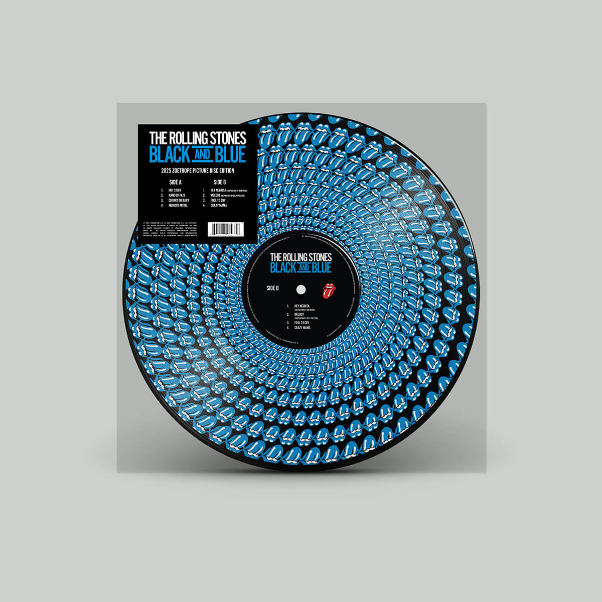 The Rolling Stones『Black and Blue』⑥1LP＜ゾートロープ・ピクチャー・ディスク・エディション＞【UNIVERSAL MUSIC STORE限定盤】【直輸入盤仕様／生産限定盤】