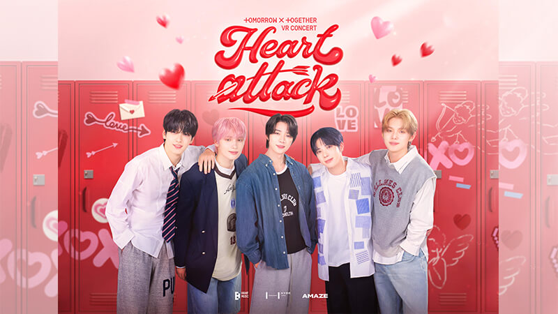 TOMORROW X TOGETHER、VRコンサートツアー第2弾「TOMORROW X TOGETHER VR CONCERT : HEART ATTACK」開催決定！