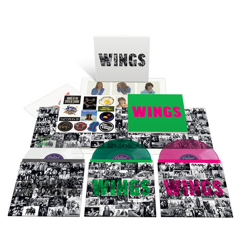 Wings『WINGS Collection』3LP Colour Deluxe ProductShot