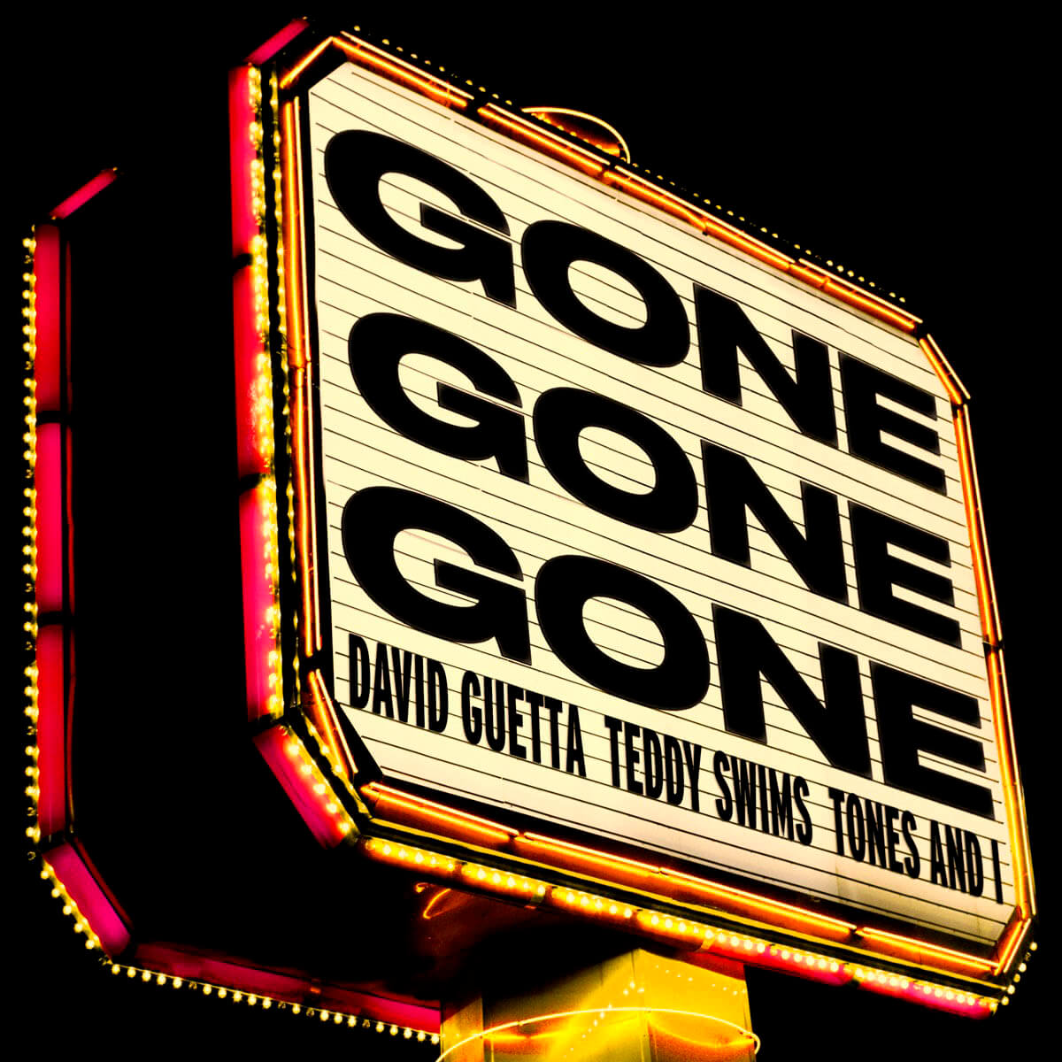 David Guetta, Teddy Swims, and Tones And I「Gone Gone Gone」