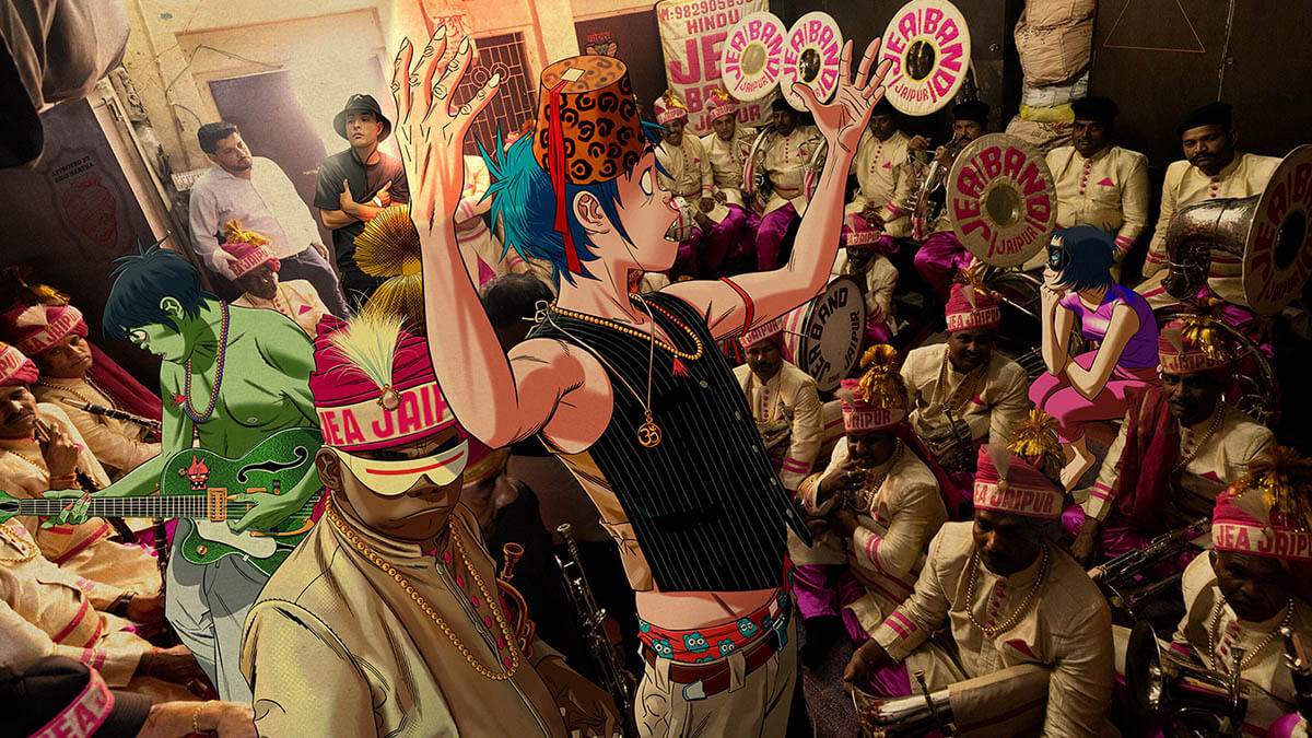 ゴリラズ、ニュー・アルバムから新曲「The Manifesto (feat. Trueno and Proof)」のヴィジュアライザー・ビデオを公開