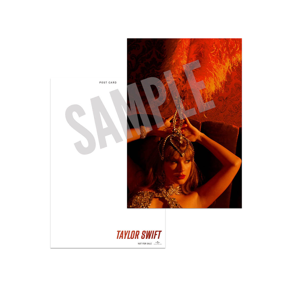 Taylor Swift『The Life of a Showgirl』TOWER RECORDS全店（タワーレコードオンライン含む/一部店舗除く）ポストカード SAMPLE