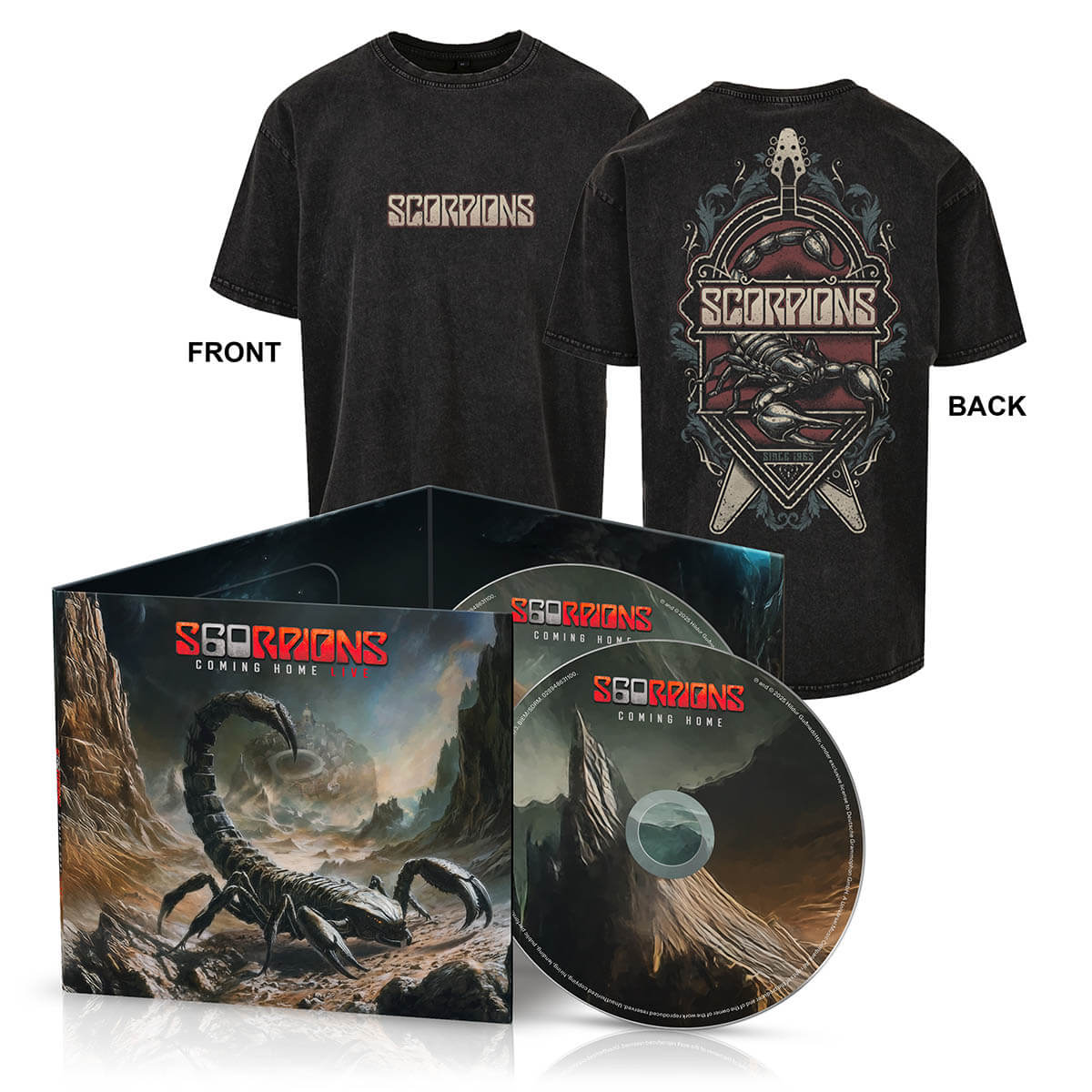 Scorpions『Coming Home Live』2CD+T-Shirt