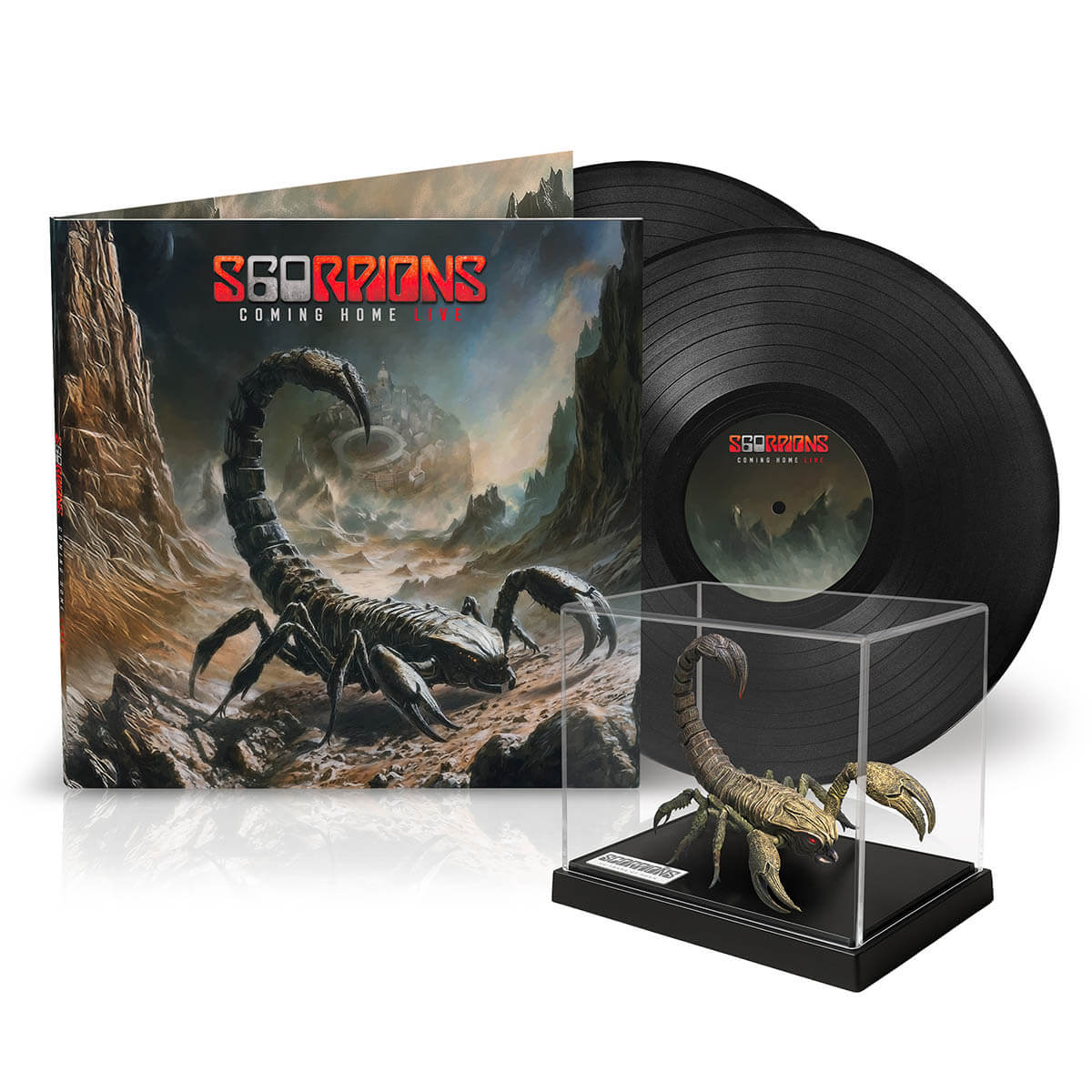 Scorpions『Coming Home Live』2LP Black+Scorpion