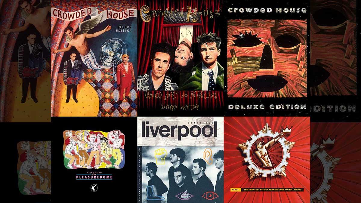 uDsicovermusicシリーズ第2弾!クラウデッド・ハウスとフランキー・ゴーズ・トゥ・ハリウッド各3タイトルが12/17発売決定