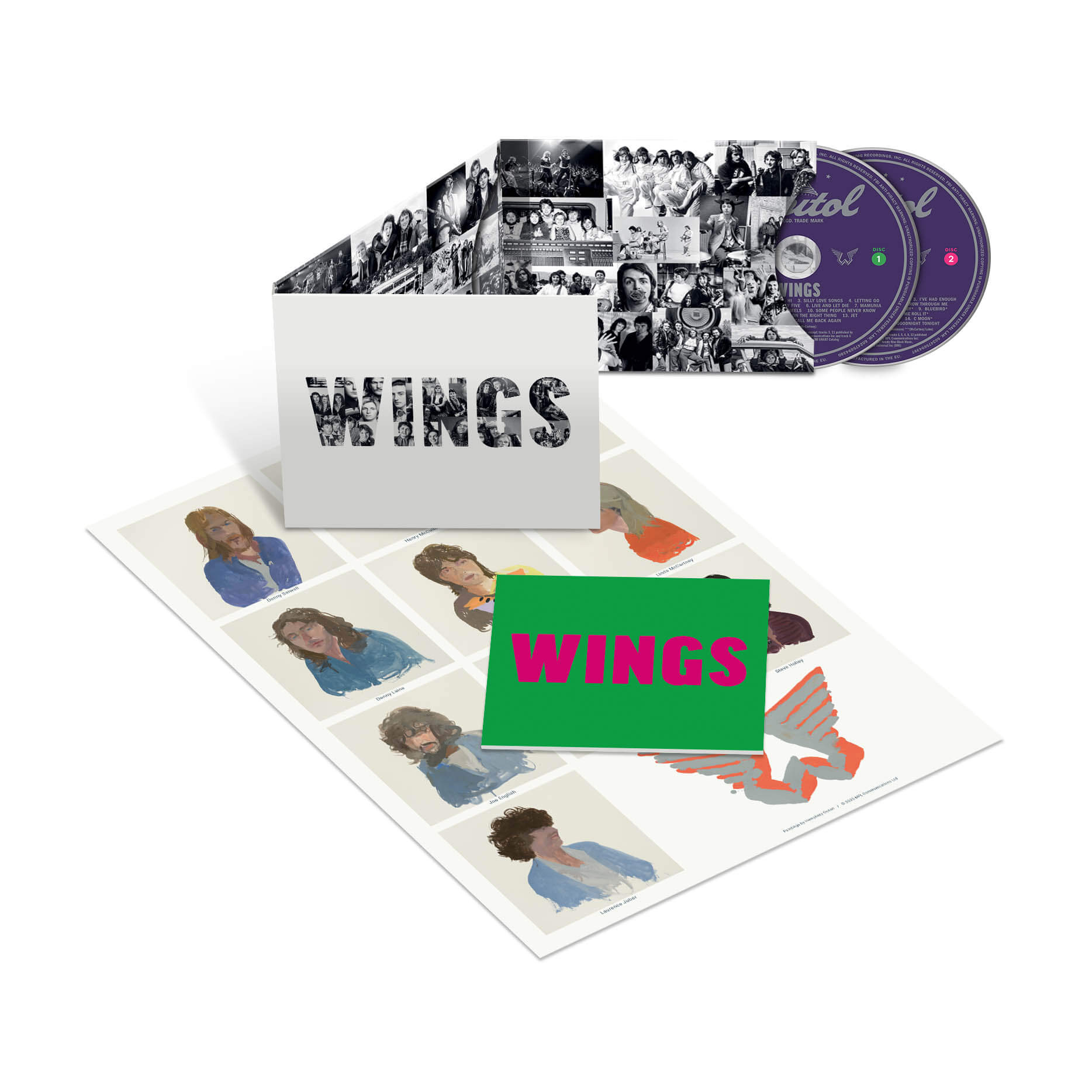 Paul McCartney & Wings『Wings』2CD ProductShot