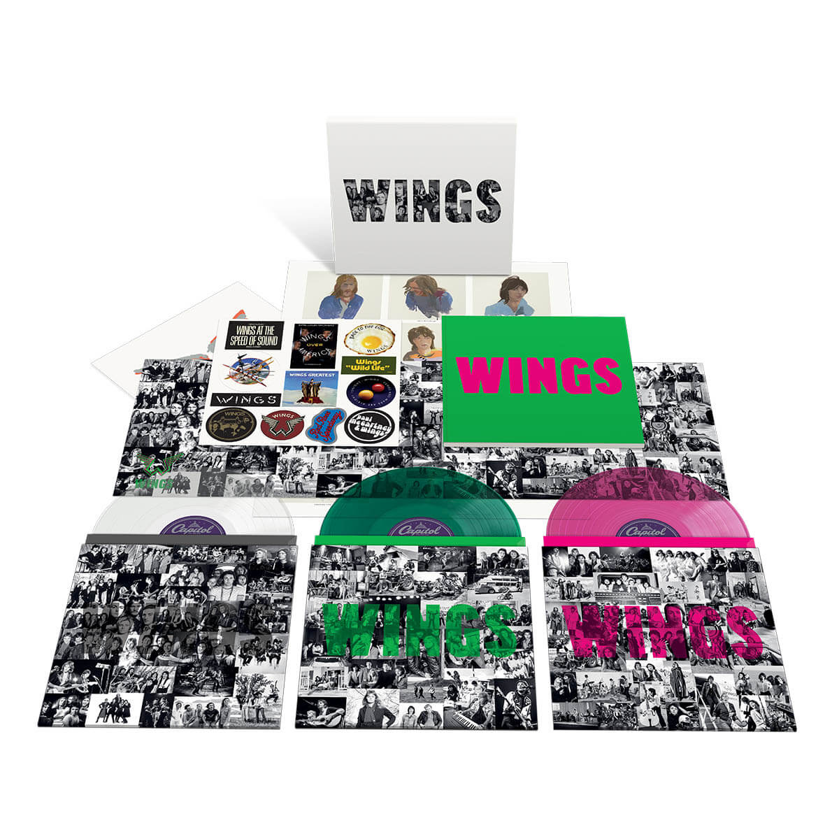 Paul McCartney & Wings『Wings』3LP Colour Deluxe ProductShot